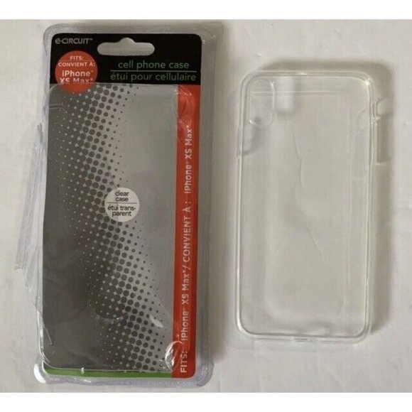 NEW E-circuit Clear Cell Phone Case. Fits iphone‎ XS Max. New !! Sealed - Picture 1 of 2